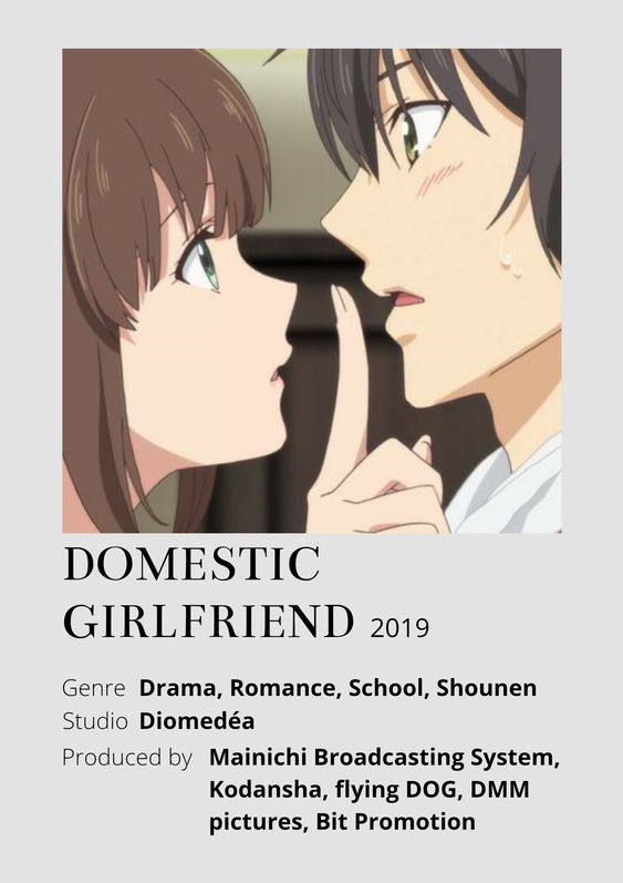 Domestic Girlfriend (Season 1) Dual Audio [English-Japanese] Anime Series 720p | 1080p Bluray ESub Download [18+ Uncencored]